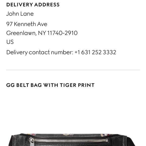 GG BELT BAG WITH TIGER PRINT - Picture 10 of 10
